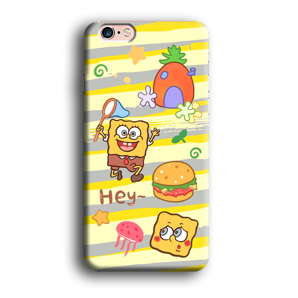 Mr Squarepants Fishing The Jellyfish iPhone 6 Plus | 6s Plus Case