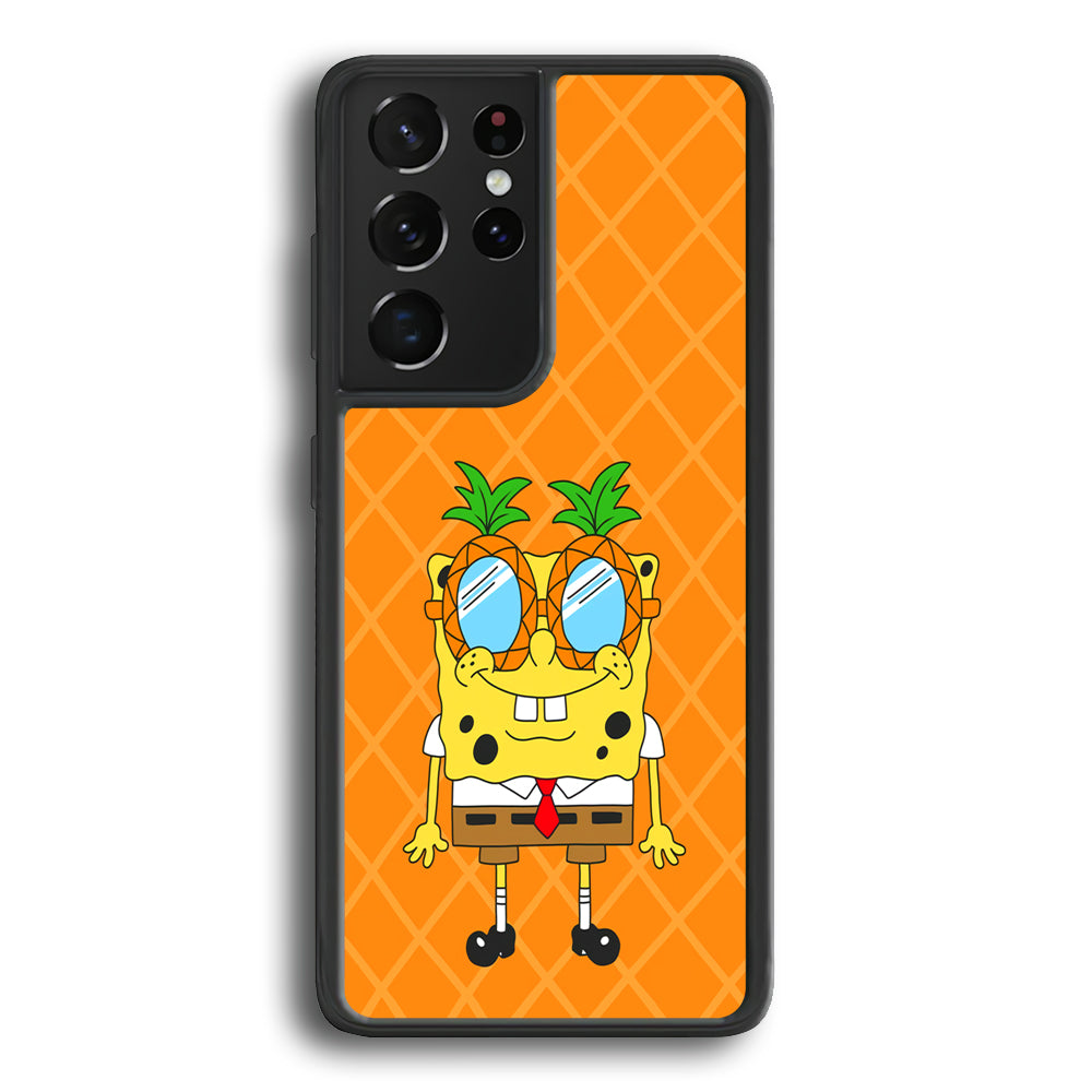 Mr Squarepants on Sunny Day Samsung Galaxy S21 Ultra Case - Carneyforia
