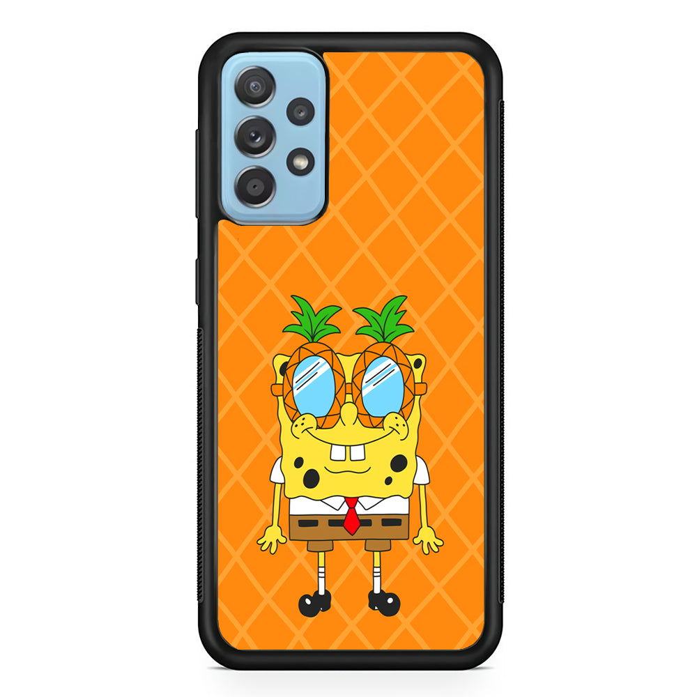 Mr Squarepants on Sunny Day Samsung Galaxy A52 Case