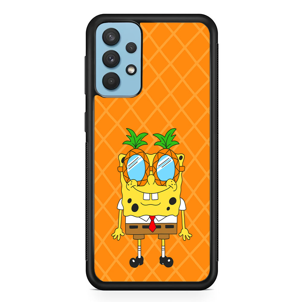 Mr Squarepants on Sunny Day Samsung Galaxy A32 Case