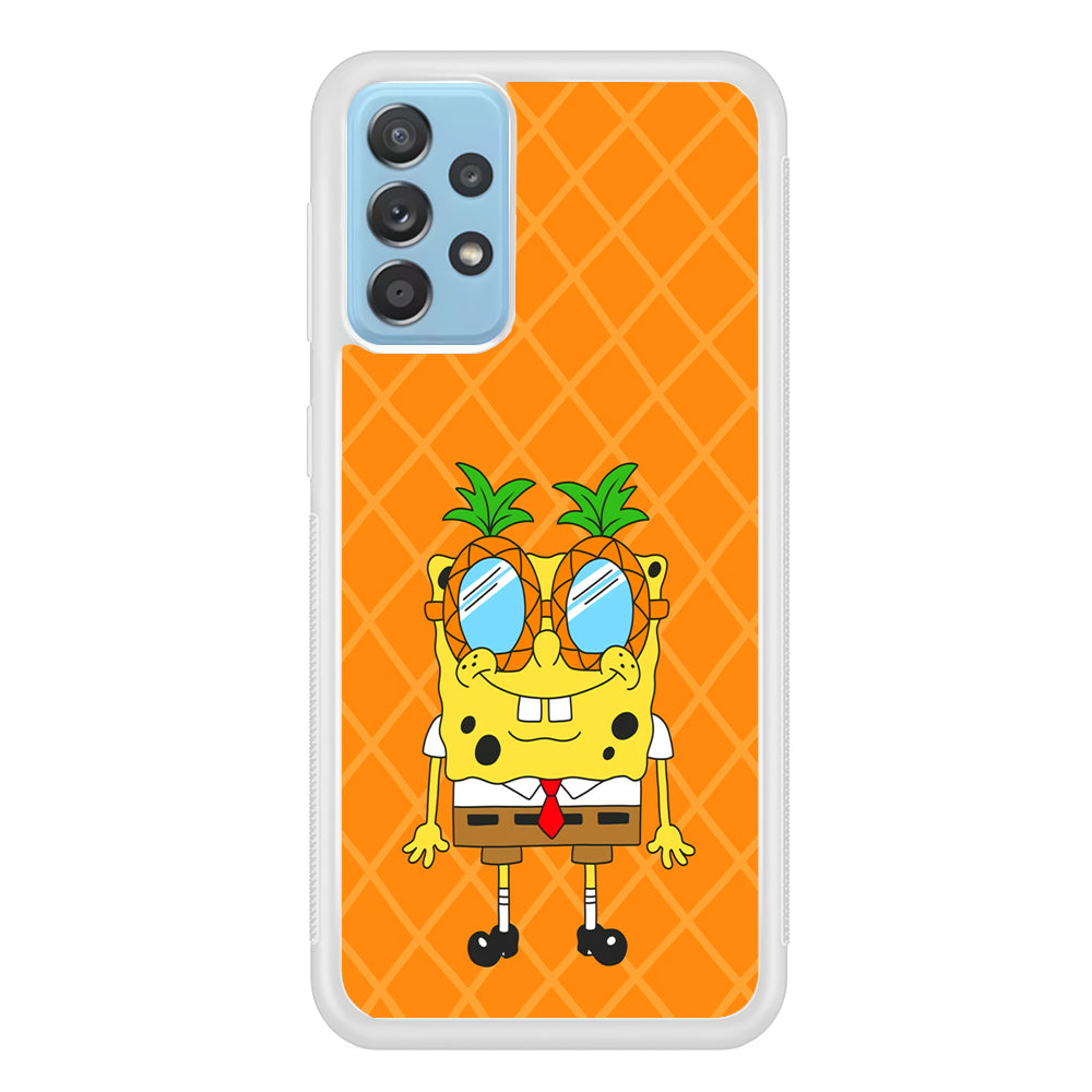 Mr Squarepants on Sunny Day Samsung Galaxy A52 Case
