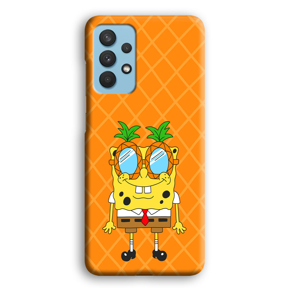 Mr Squarepants on Sunny Day Samsung Galaxy A32 Case