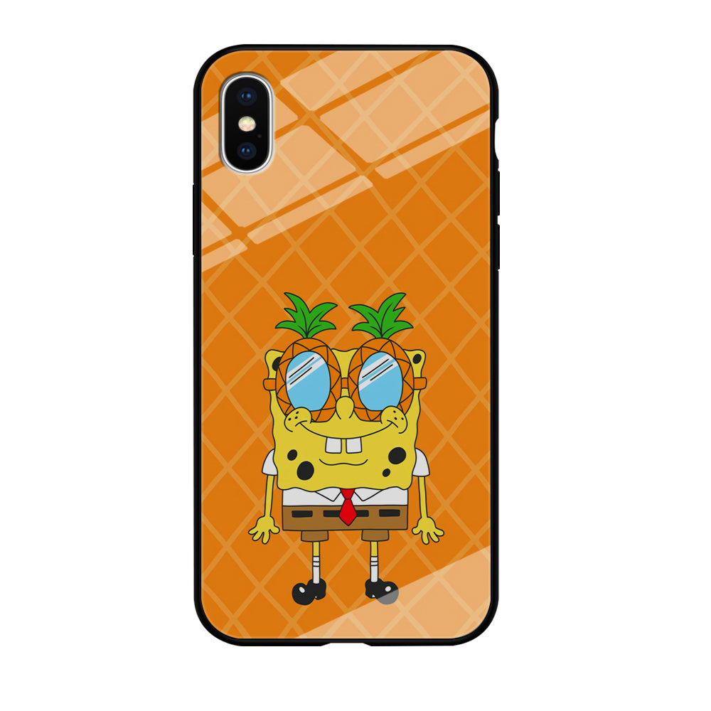 Mr Squarepants on Sunny Day iPhone XS MAX Case