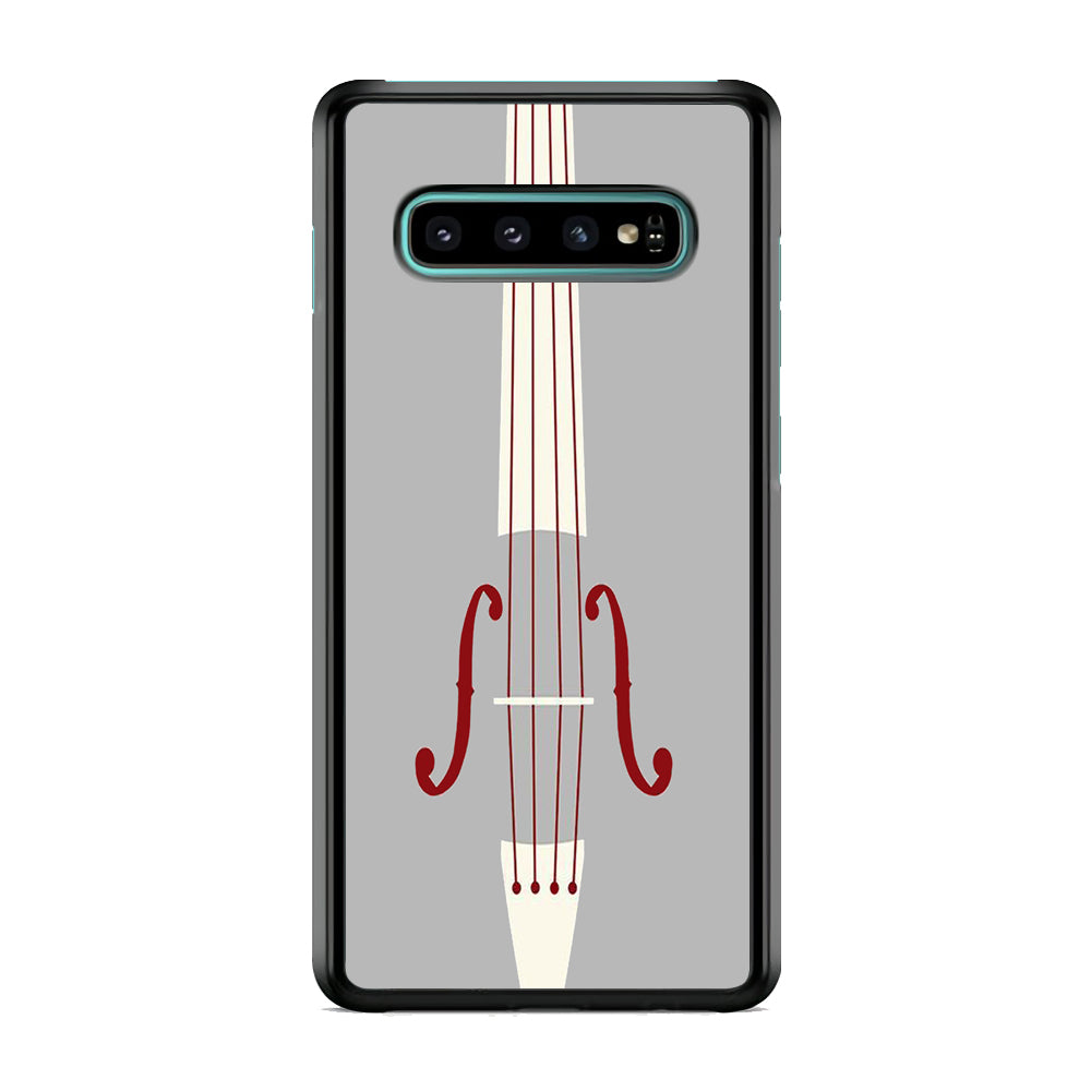 Music Grey Violin Samsung Galaxy S10 Case