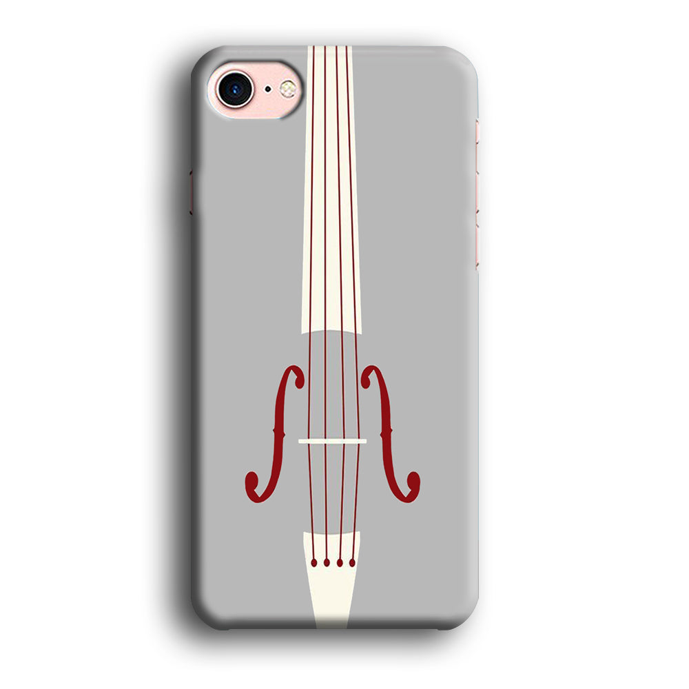 Music Grey Violin iPhone 8 Case