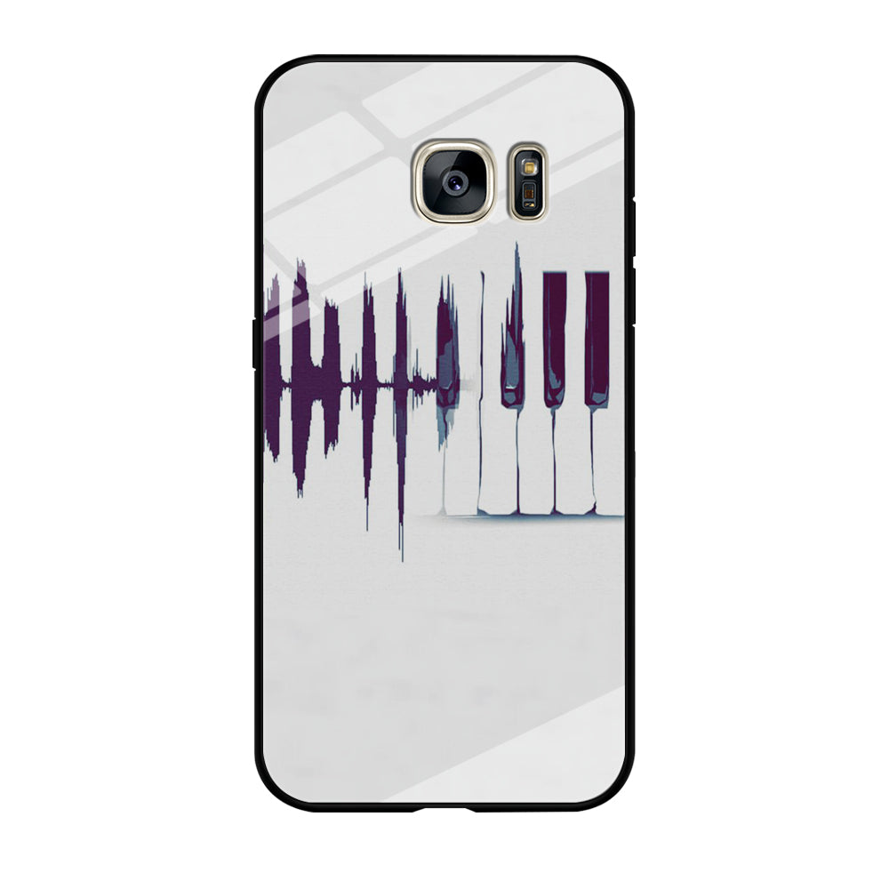 Music Keyboard Frequency Samsung Galaxy S7 Edge Case