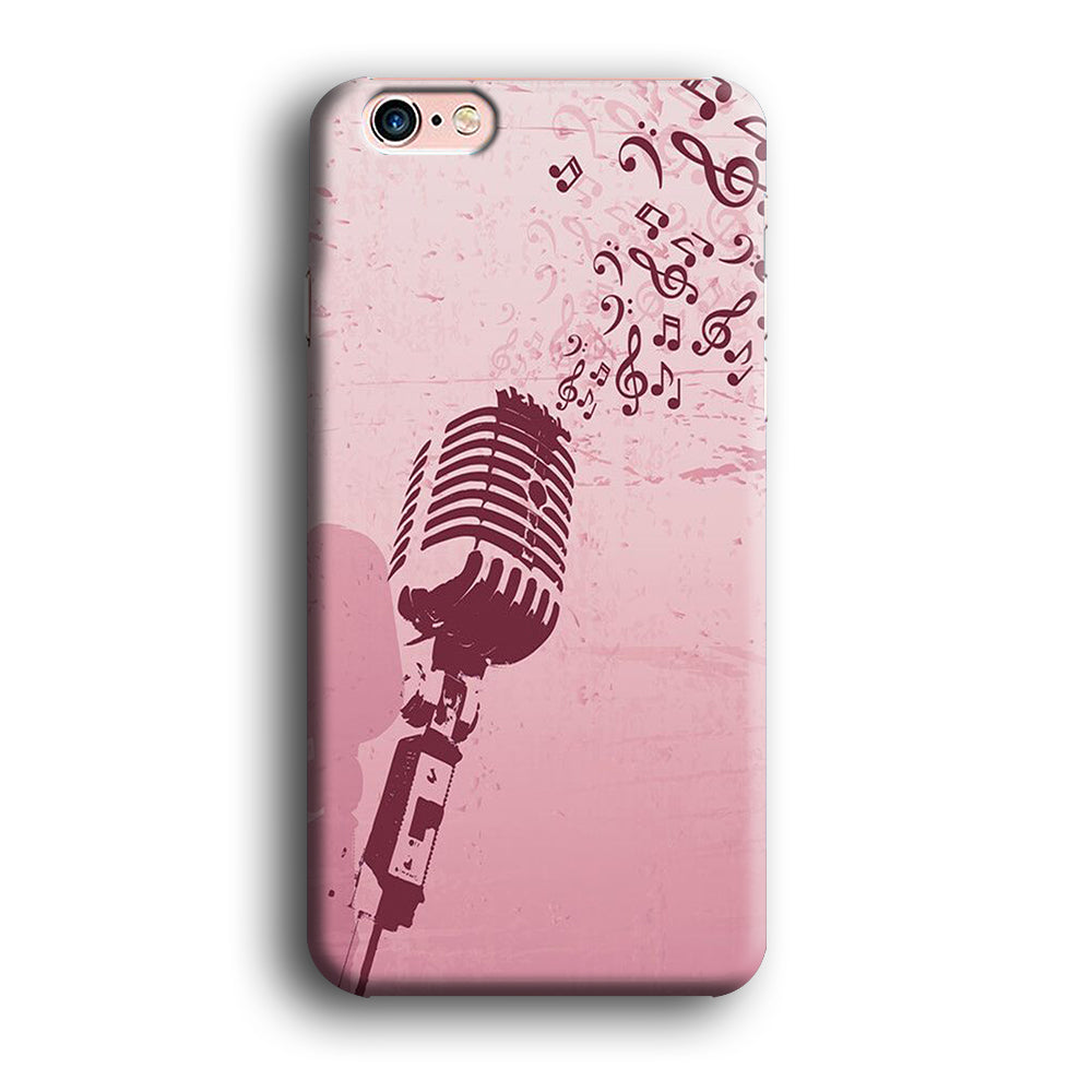 Music Ventage Microphone Pink Art iPhone 6 Plus | 6s Plus Case
