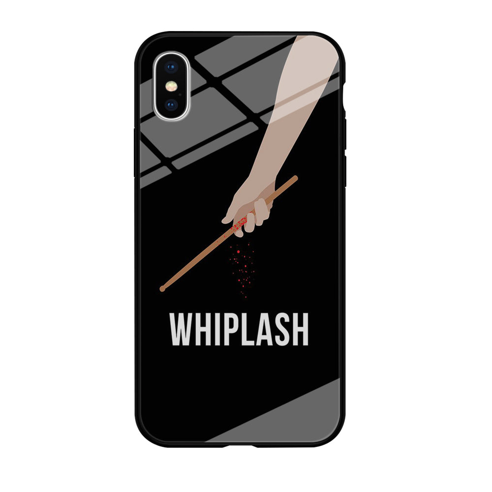 Music Whiplash Drum Stick iPhone X Case