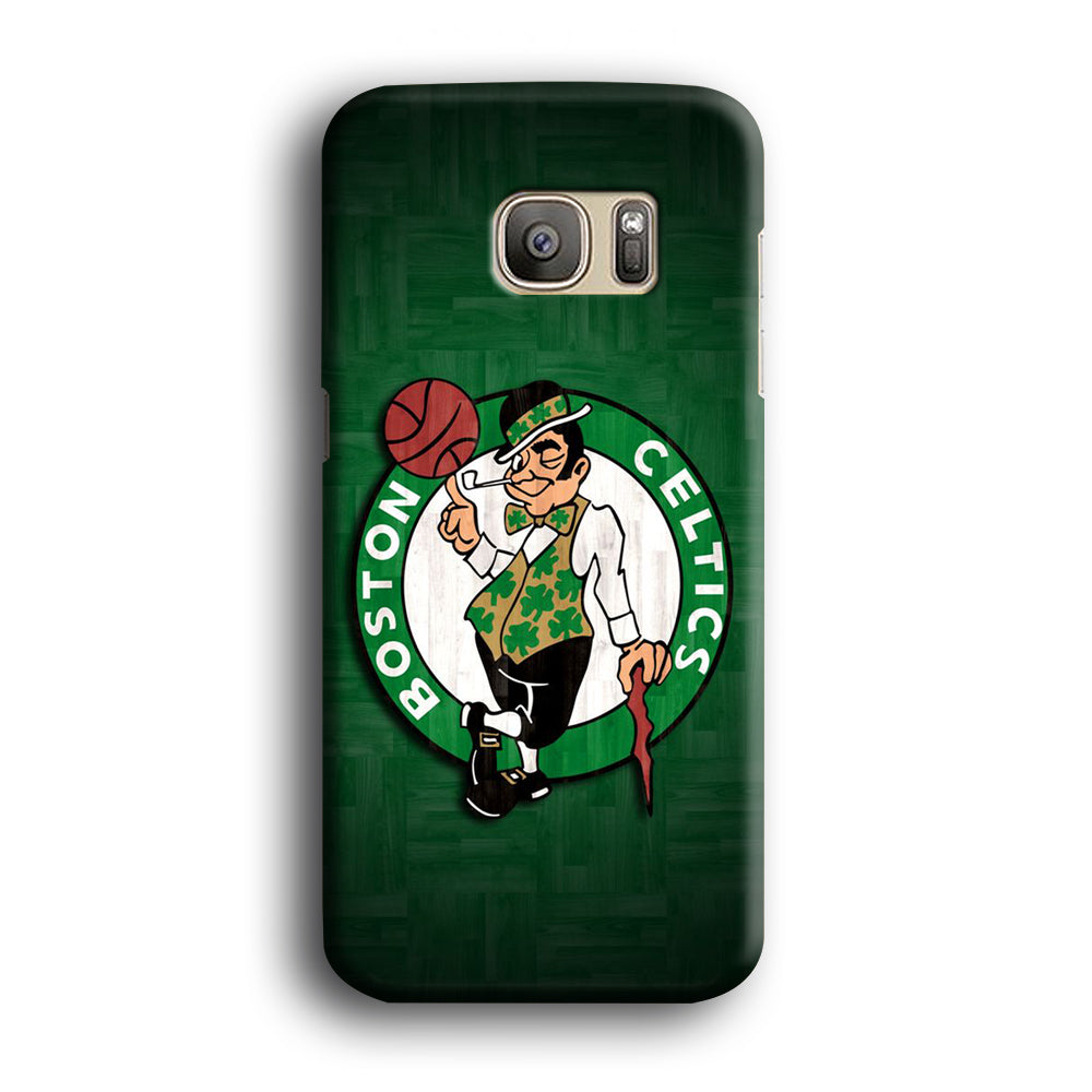 NBA Celtics Boston Logo Samsung Galaxy S7 Edge Case