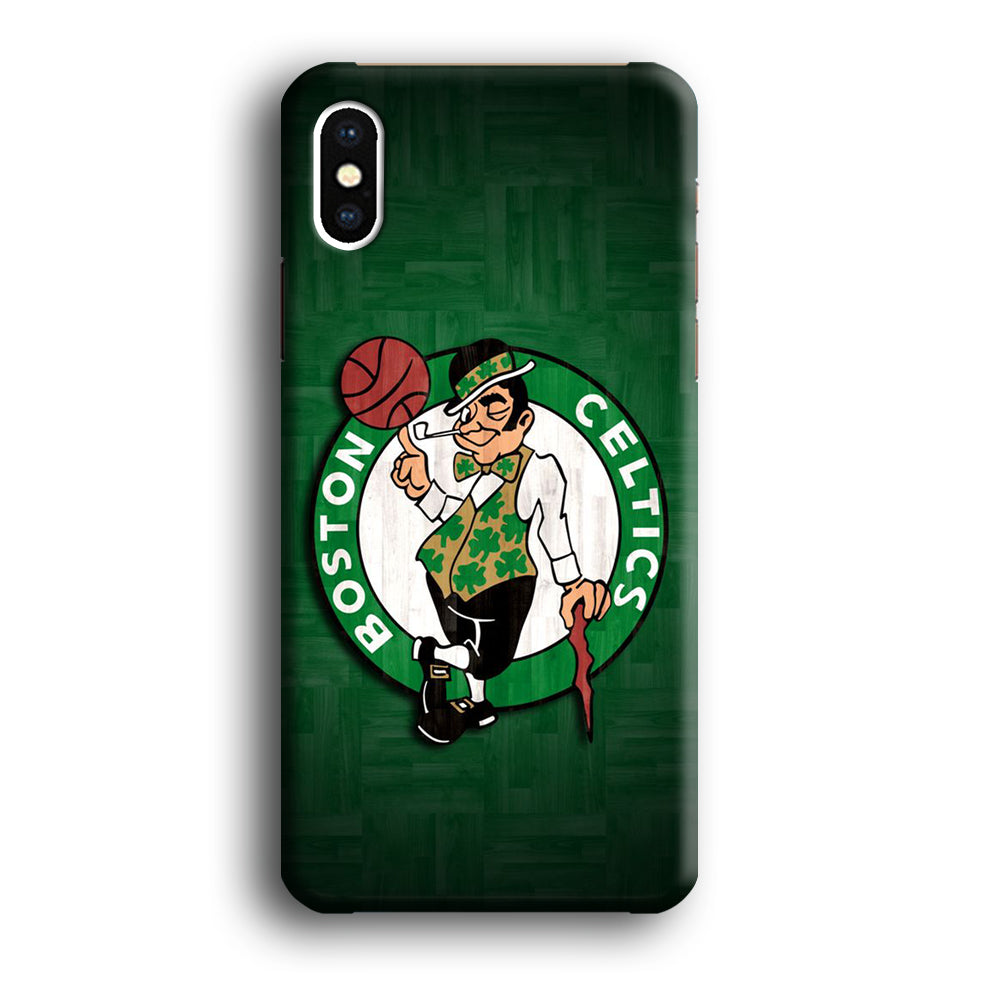 NBA Celtics Boston Logo iPhone X Case