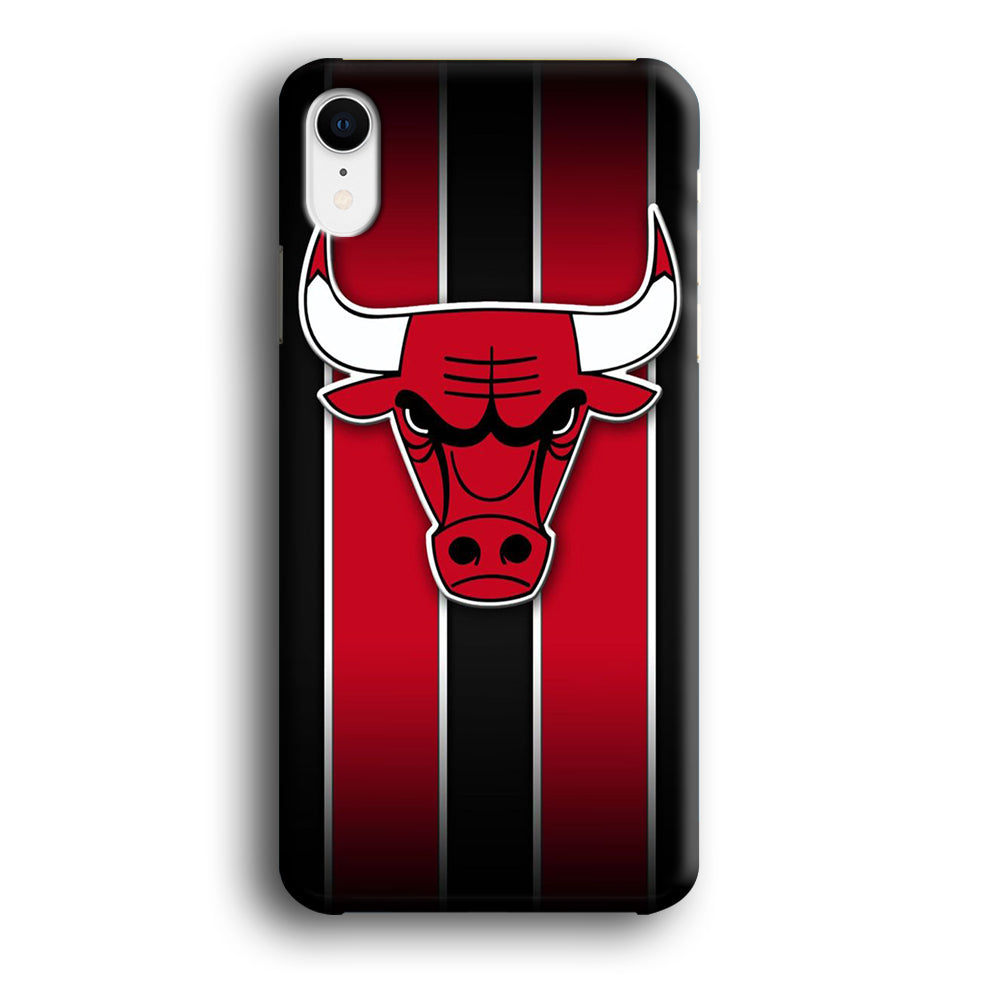 NBA Chicago Bulls Red Stripe iPhone XR Case