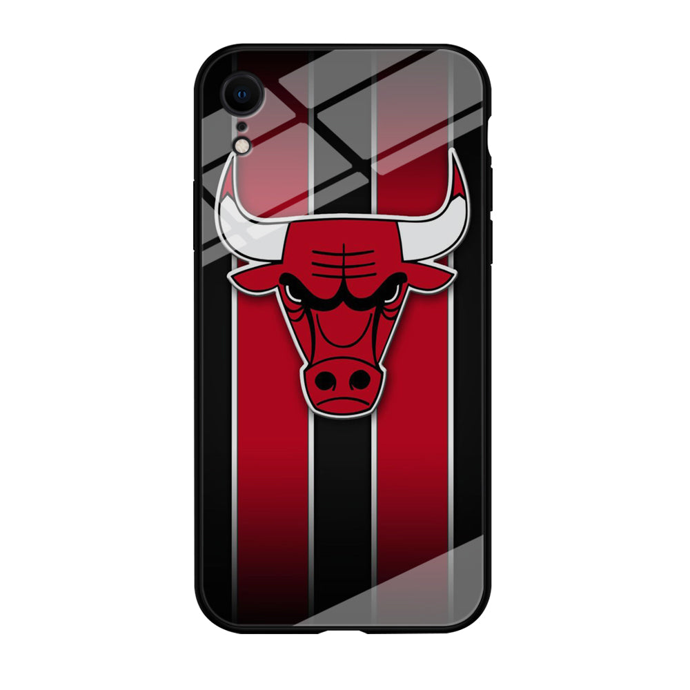 NBA Chicago Bulls Red Stripe iPhone XR Case