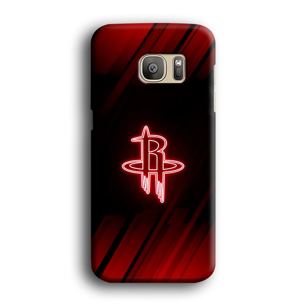 NBA Houston Rockets Red Aura Samsung Galaxy S7 Case