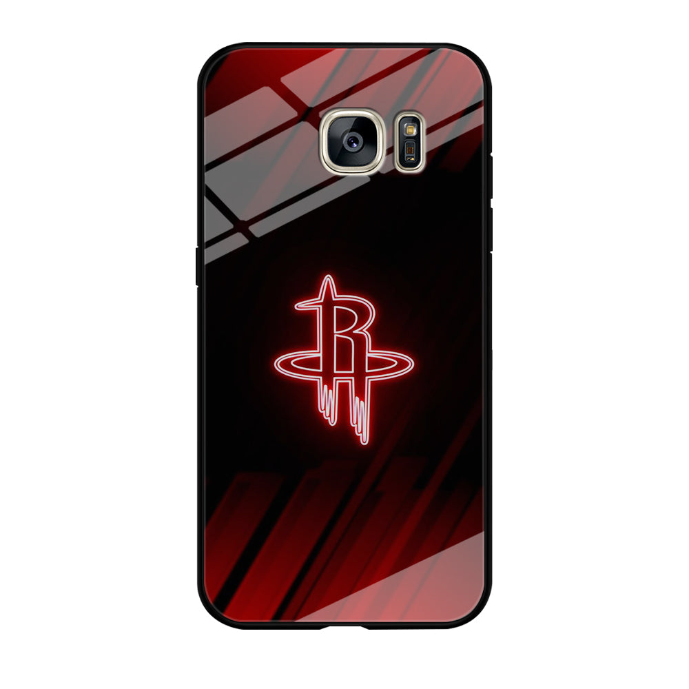 NBA Houston Rockets Red Aura Samsung Galaxy S7 Edge Case