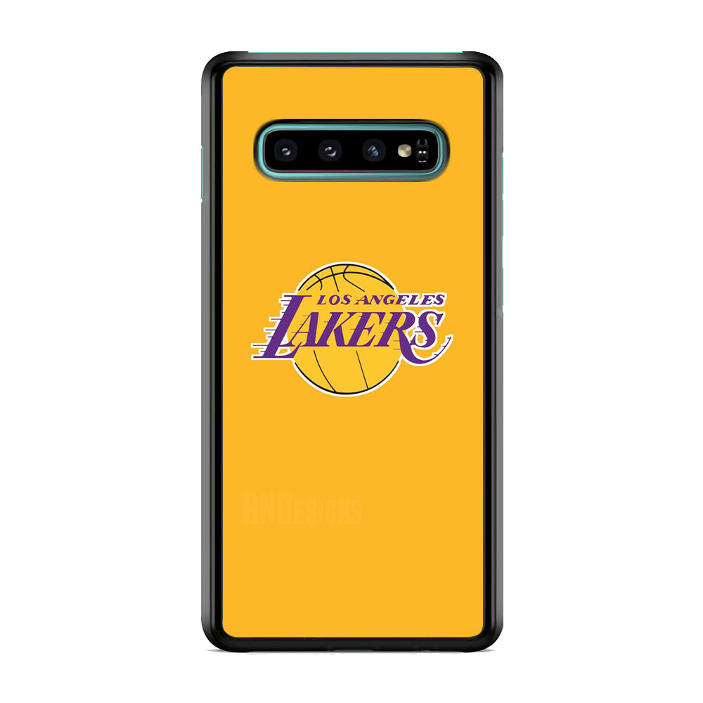 NBA Los Angeles Lakers Yellow Samsung Galaxy S10 Case