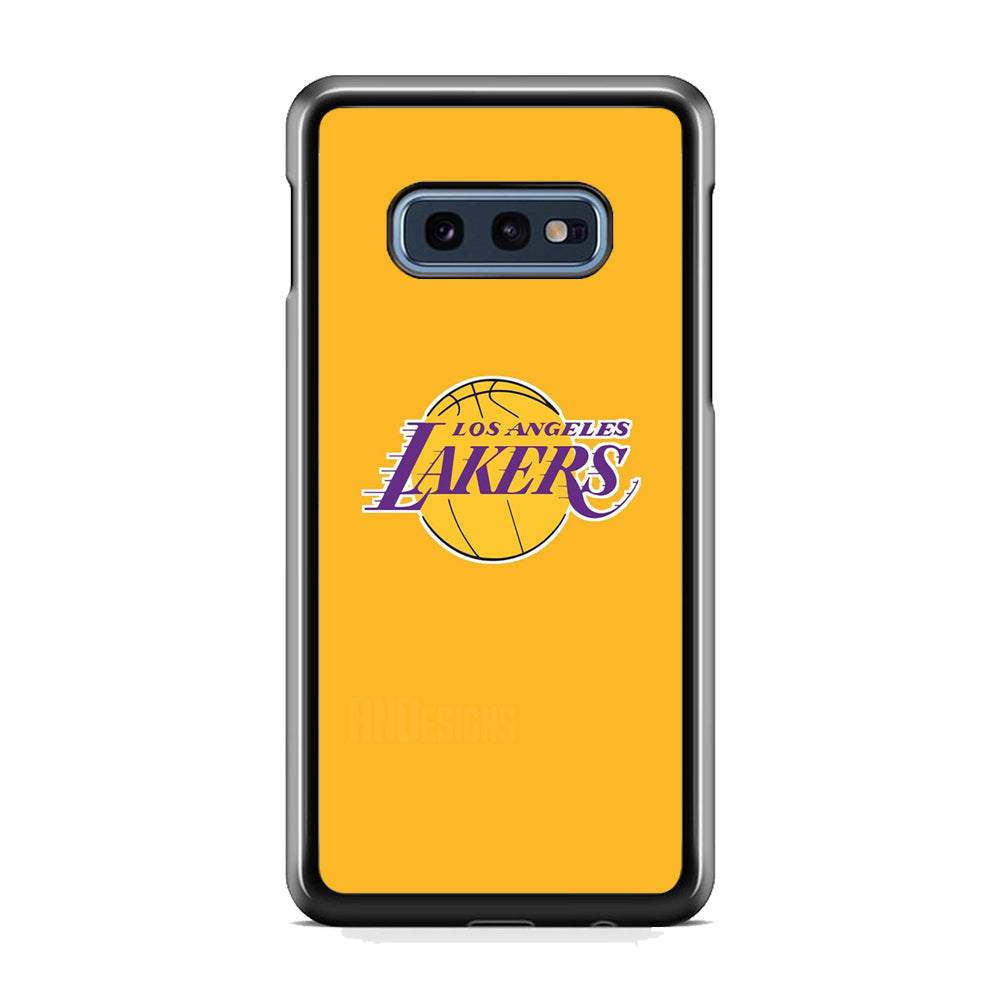 NBA Los Angeles Lakers Yellow Samsung Galaxy S10E Case