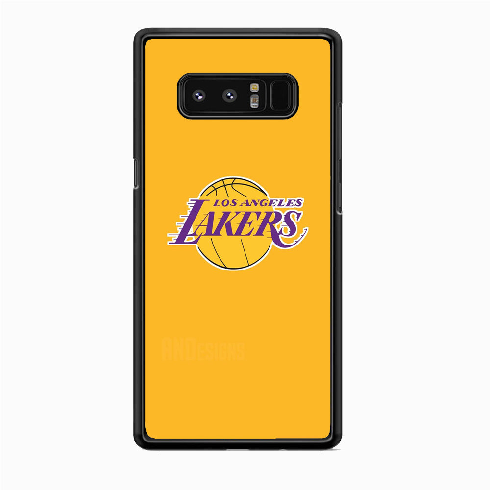 NBA Los Angeles Lakers Yellow Samsung Galaxy Note 8 Case