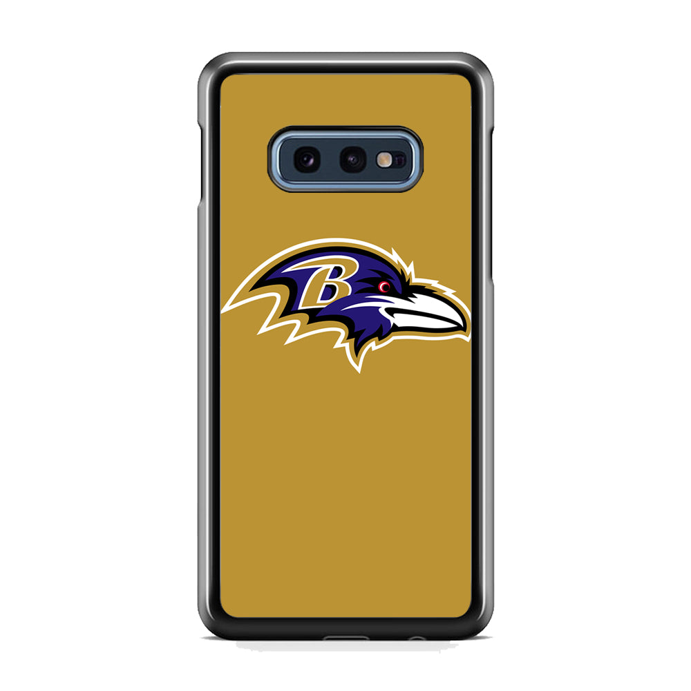 NFL Baltimore Ravens Gold Logo Samsung Galaxy S10E Case