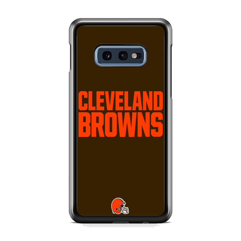NFL Cleveland Browns Samsung Galaxy S10E Case