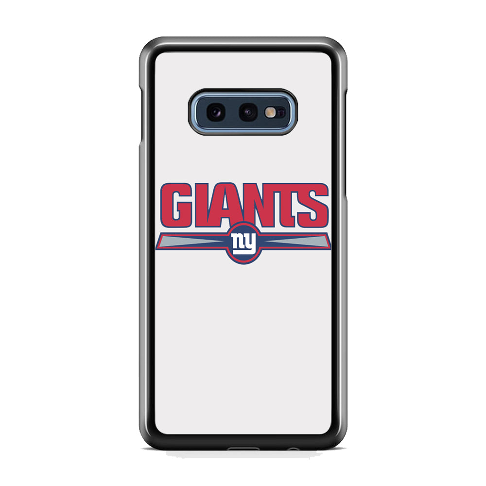 NFL New York Giants White Samsung Galaxy S10E Case