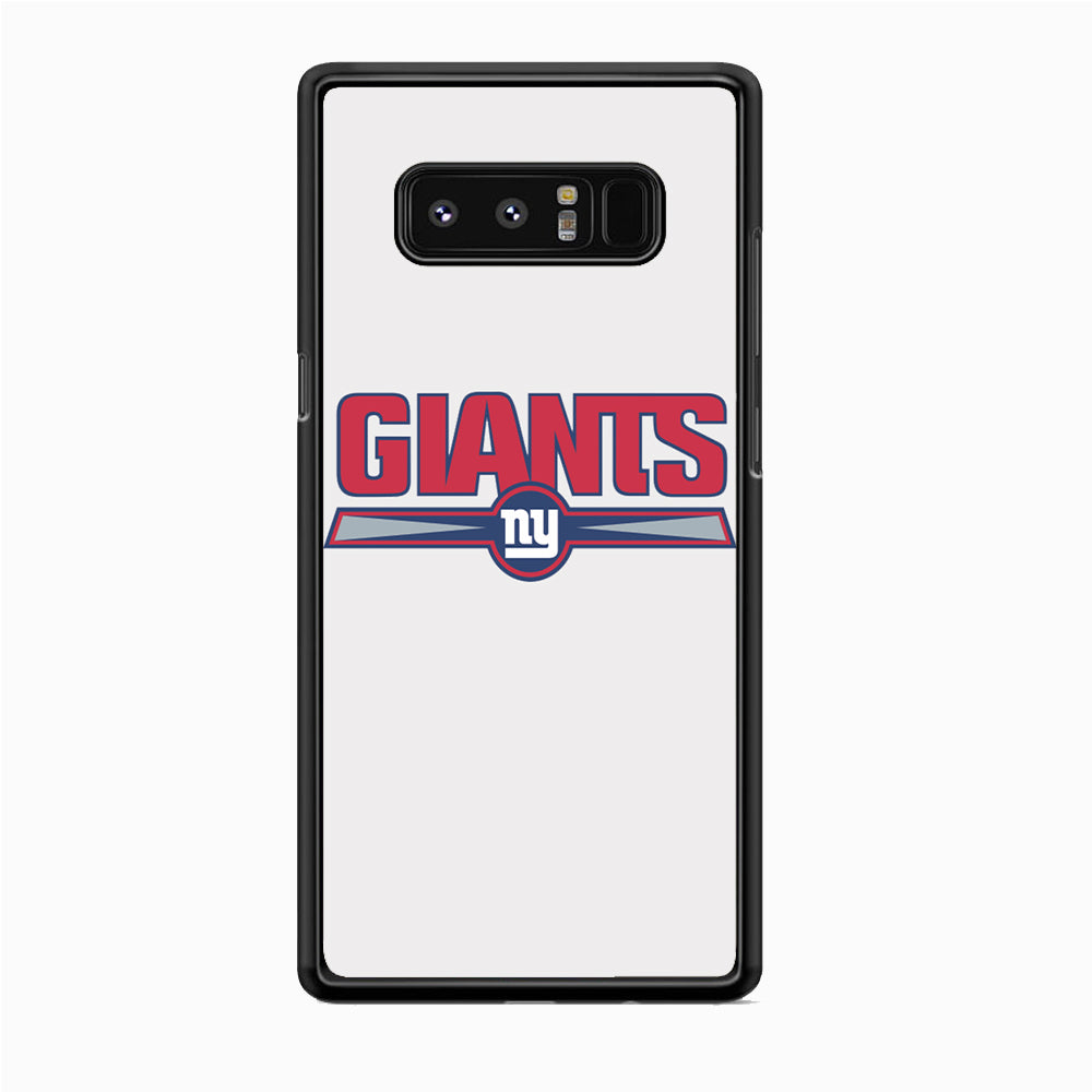 NFL New York Giants White Samsung Galaxy Note 8 Case