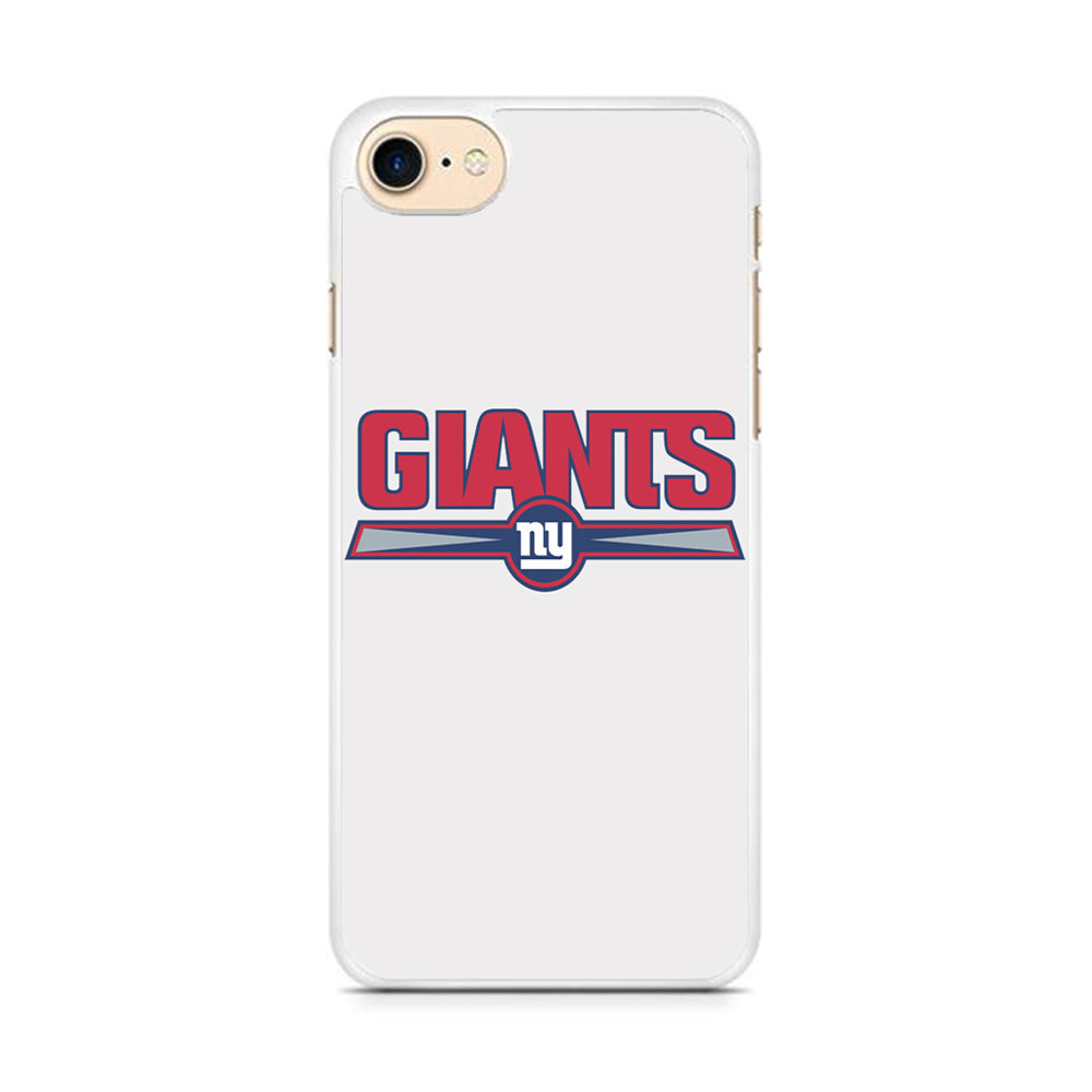 NFL New York Giants White iPhone 8 Case