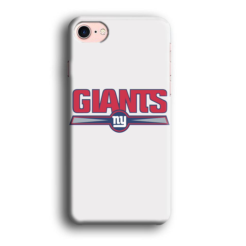 NFL New York Giants White iPhone 8 Case