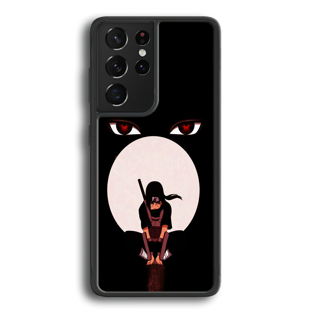 Naruto Blood Moon of Uchiha Samsung Galaxy S21 Ultra Case - Carneyforia