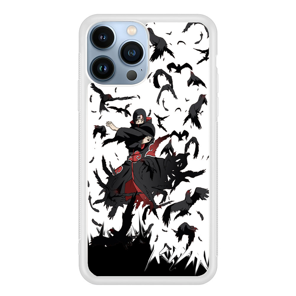 Naruto Itachi Uchiha Flying Bird iPhone 13 Pro Max Case