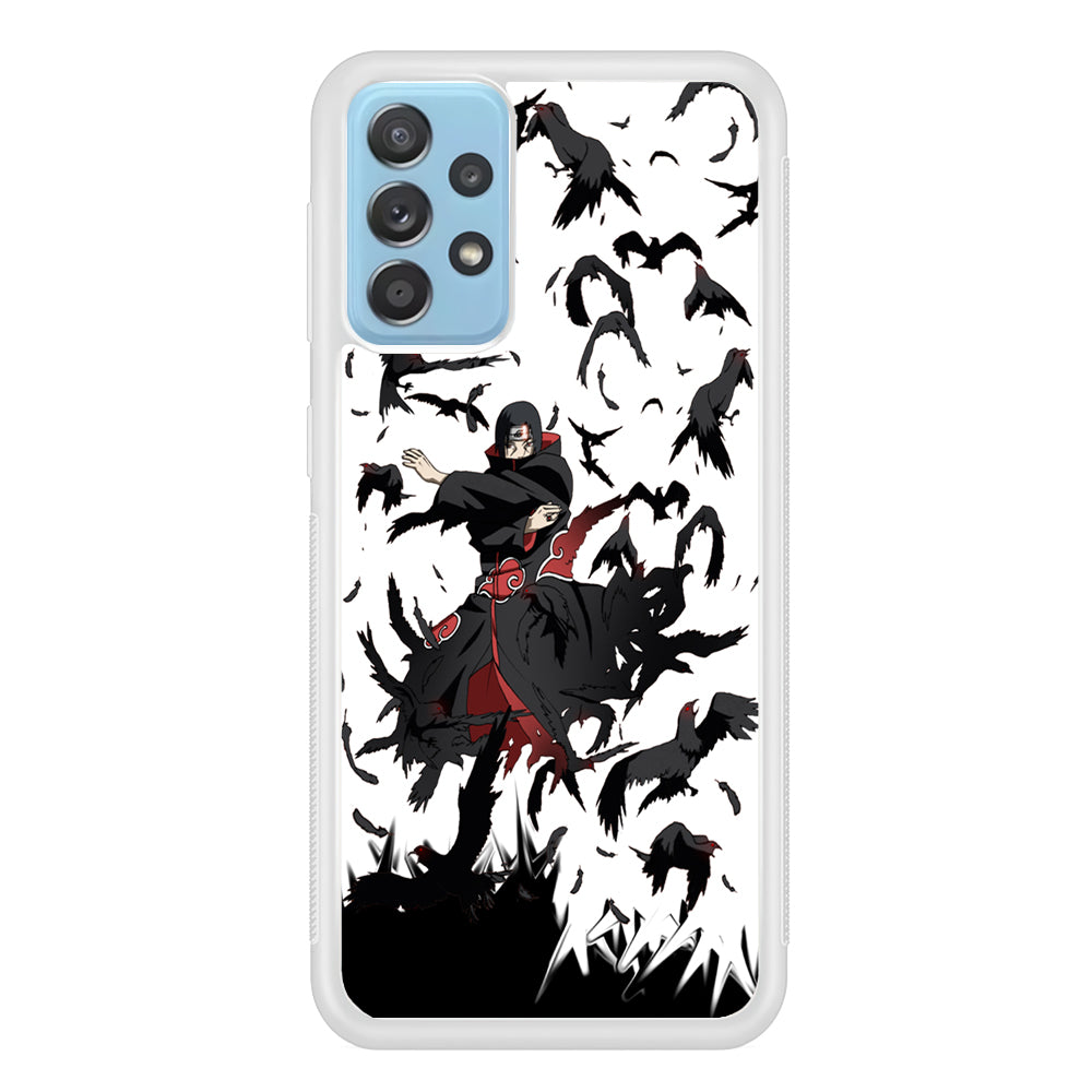 Naruto Itachi Uchiha Flying Bird Samsung Galaxy A52 Case