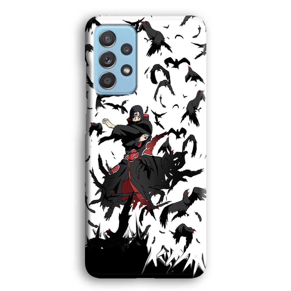 Naruto Itachi Uchiha Flying Bird Samsung Galaxy A52 Case
