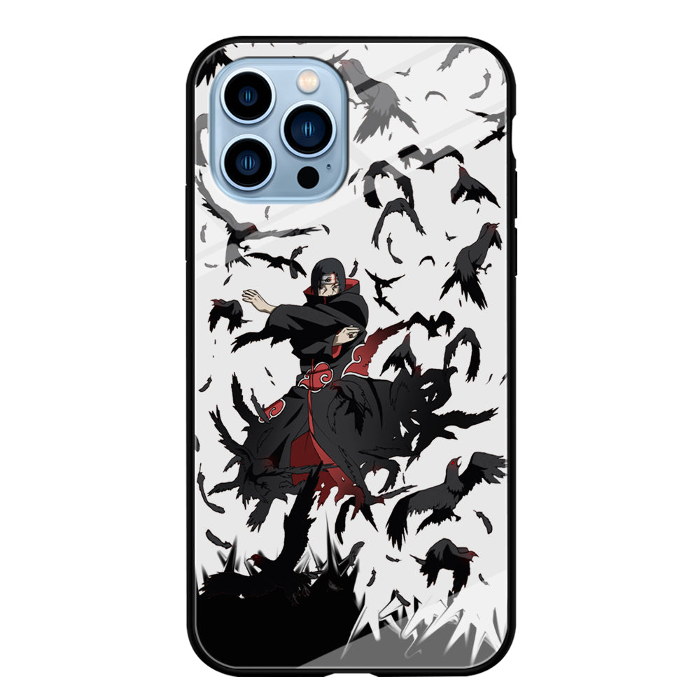 Naruto Itachi Uchiha Flying Bird iPhone 13 Pro Max Case