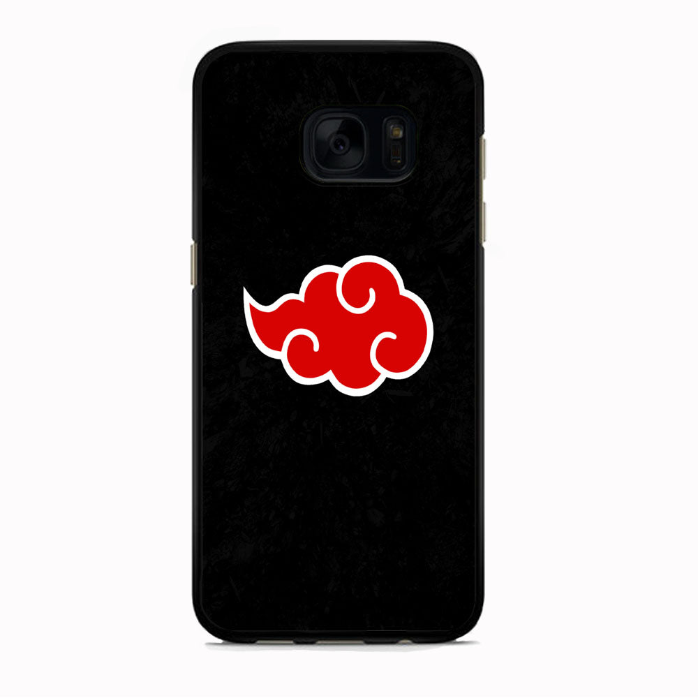Naruto Akatsuki Simple Logo Black Abstract Samsung Galaxy S7 Edge Case