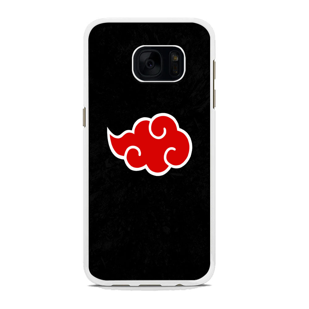 Naruto Akatsuki Simple Logo Black Abstract Samsung Galaxy S7 Edge Case