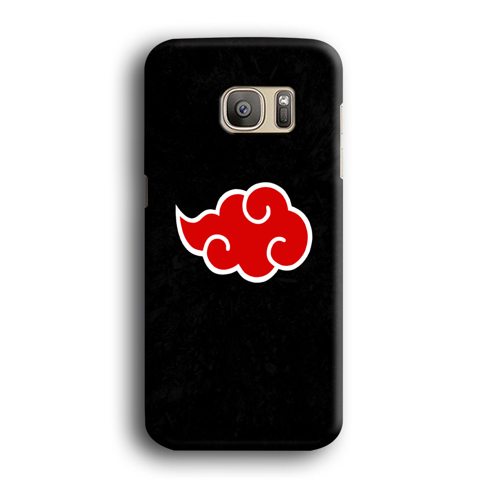 Naruto Akatsuki Simple Logo Black Abstract Samsung Galaxy S7 Edge Case