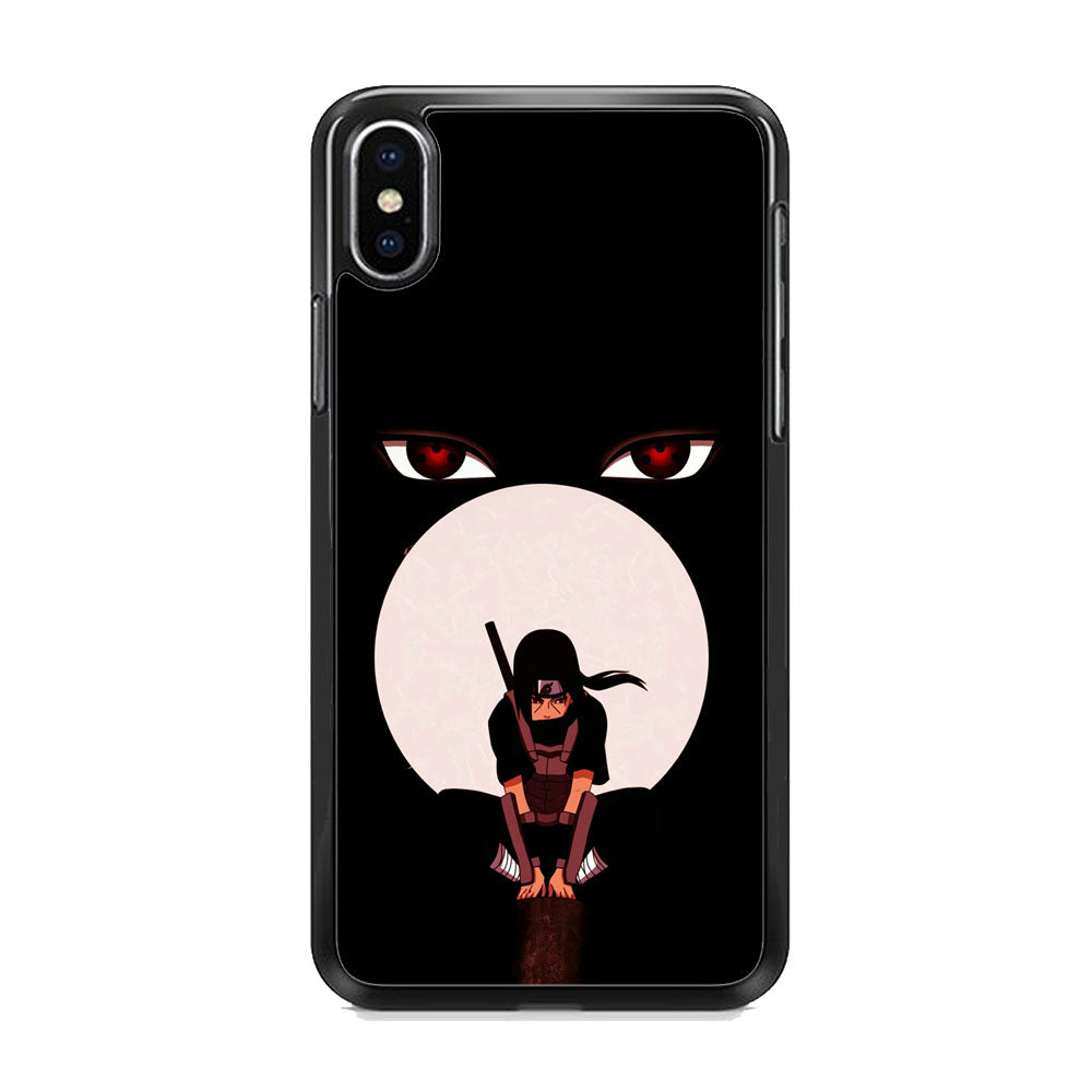 Naruto Blood Moon of Uchiha iPhone XS Case - carneyforia