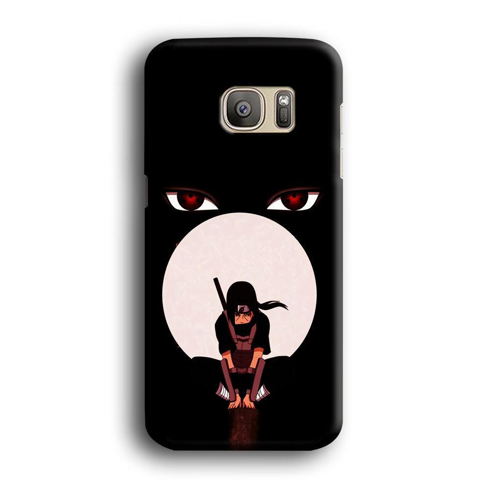 Naruto Blood Moon of Uchiha Samsung Galaxy S7 Case - carneyforia