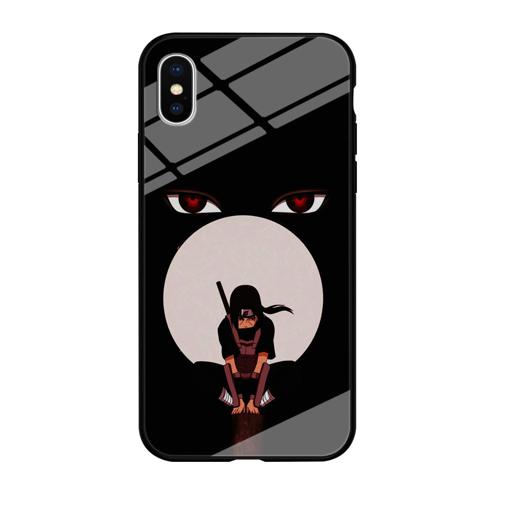 Naruto Blood Moon of Uchiha iPhone XS MAX Case - carneyforia