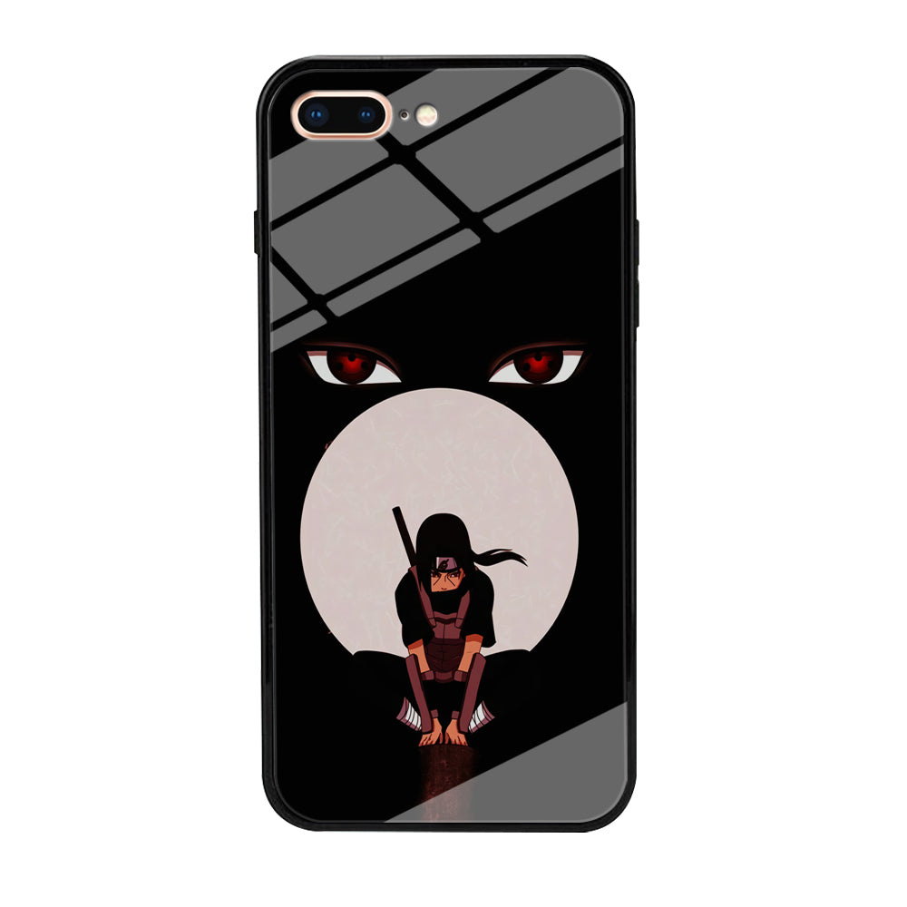 Naruto Blood Moon of Uchiha iPhone 8 Plus Case - carneyforia