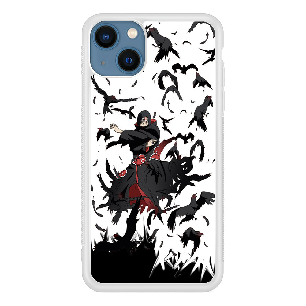 Naruto Itachi Uchiha Flying Bird iPhone 13 Case