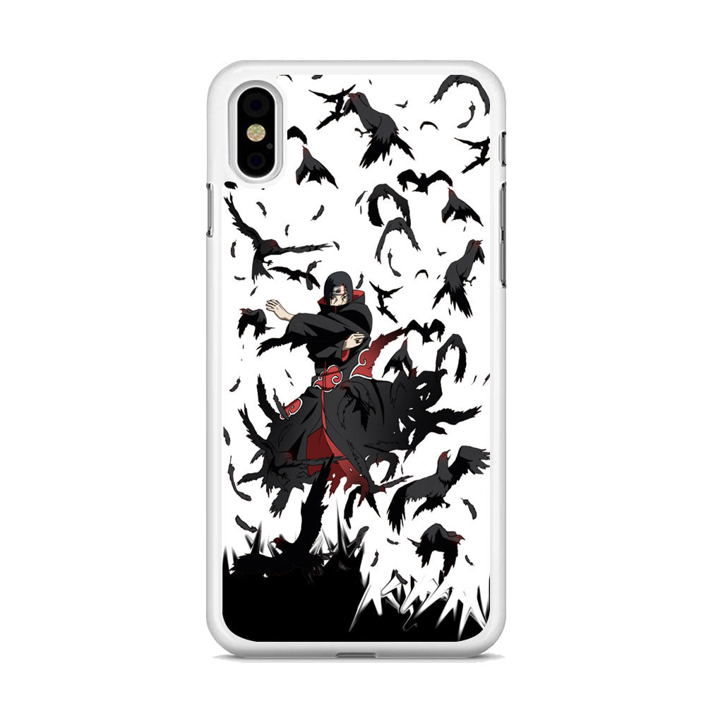 Naruto Itachi Uchiha Flying Bird iPhone XS Case