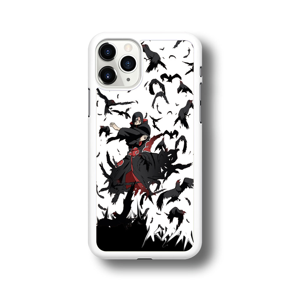 Naruto Itachi Uchiha Flying Bird iPhone 11 Pro Max Case