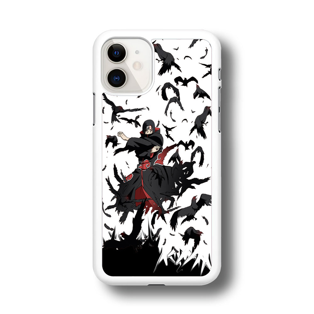 Naruto Itachi Uchiha Flying Bird iPhone 11 Case
