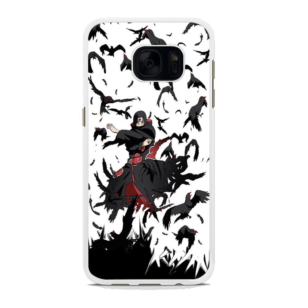 Naruto Itachi Uchiha Flying Bird Samsung Galaxy S7 Case