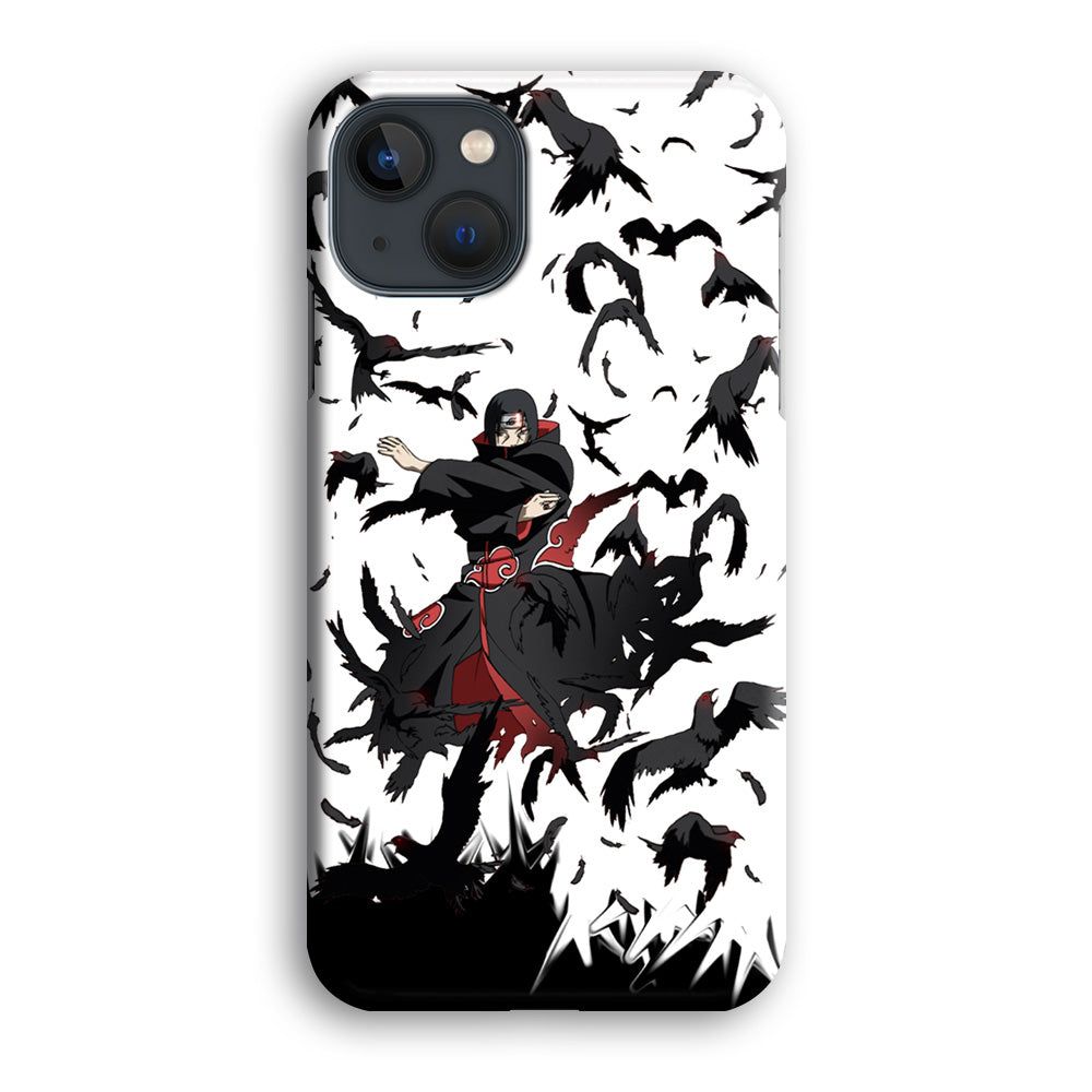 Naruto Itachi Uchiha Flying Bird iPhone 13 Case