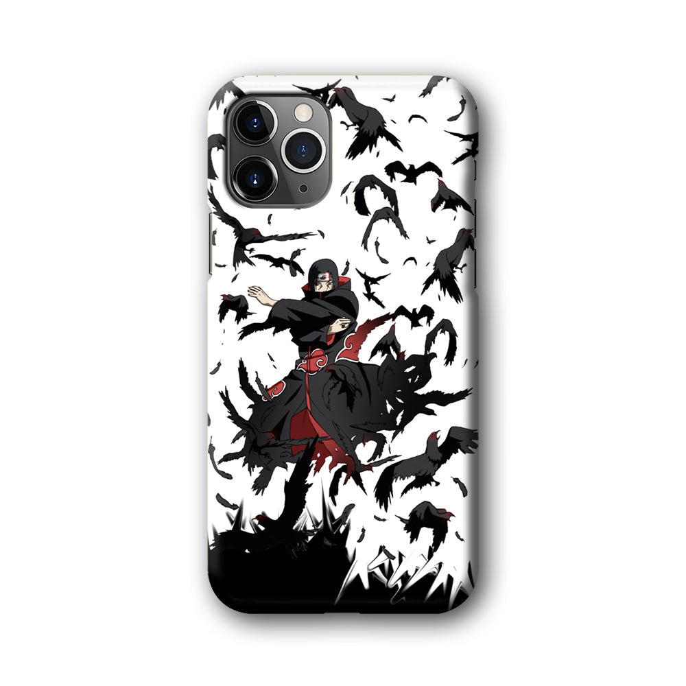 Naruto Itachi Uchiha Flying Bird iPhone 11 Pro Max Case