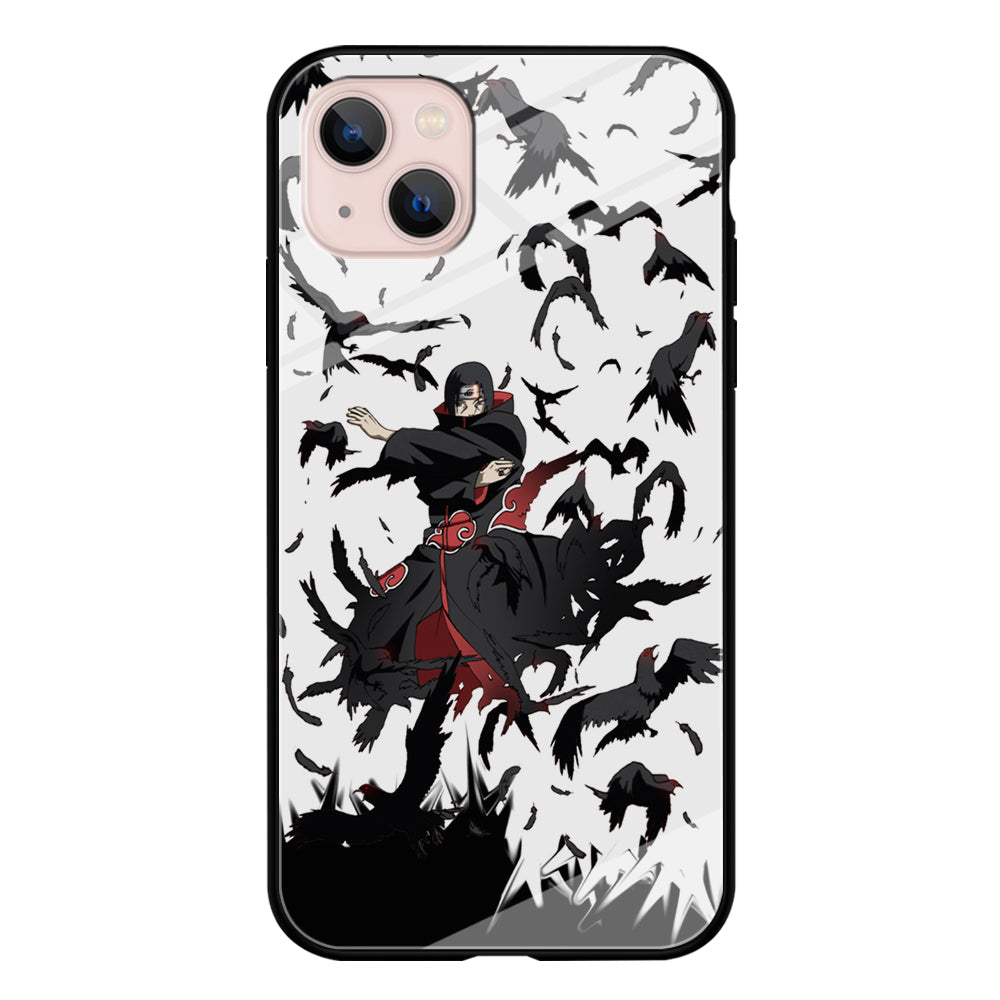 Naruto Itachi Uchiha Flying Bird iPhone 13 Case
