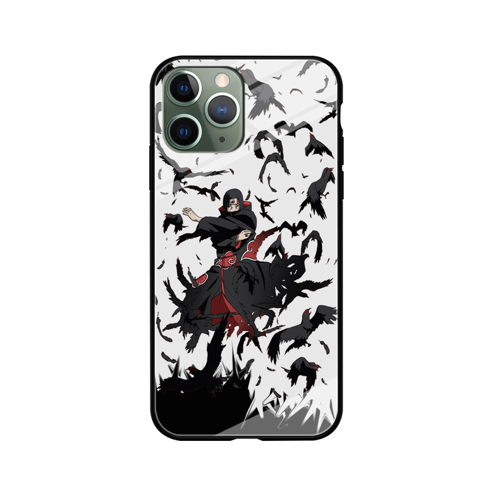 Naruto Itachi Uchiha Flying Bird iPhone 11 Pro Max Case