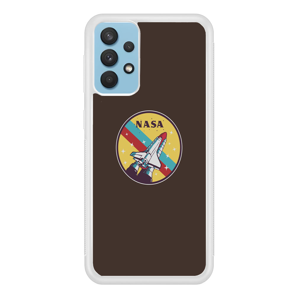 Nasa Dark Aircraft Icon Samsung Galaxy A32 Case