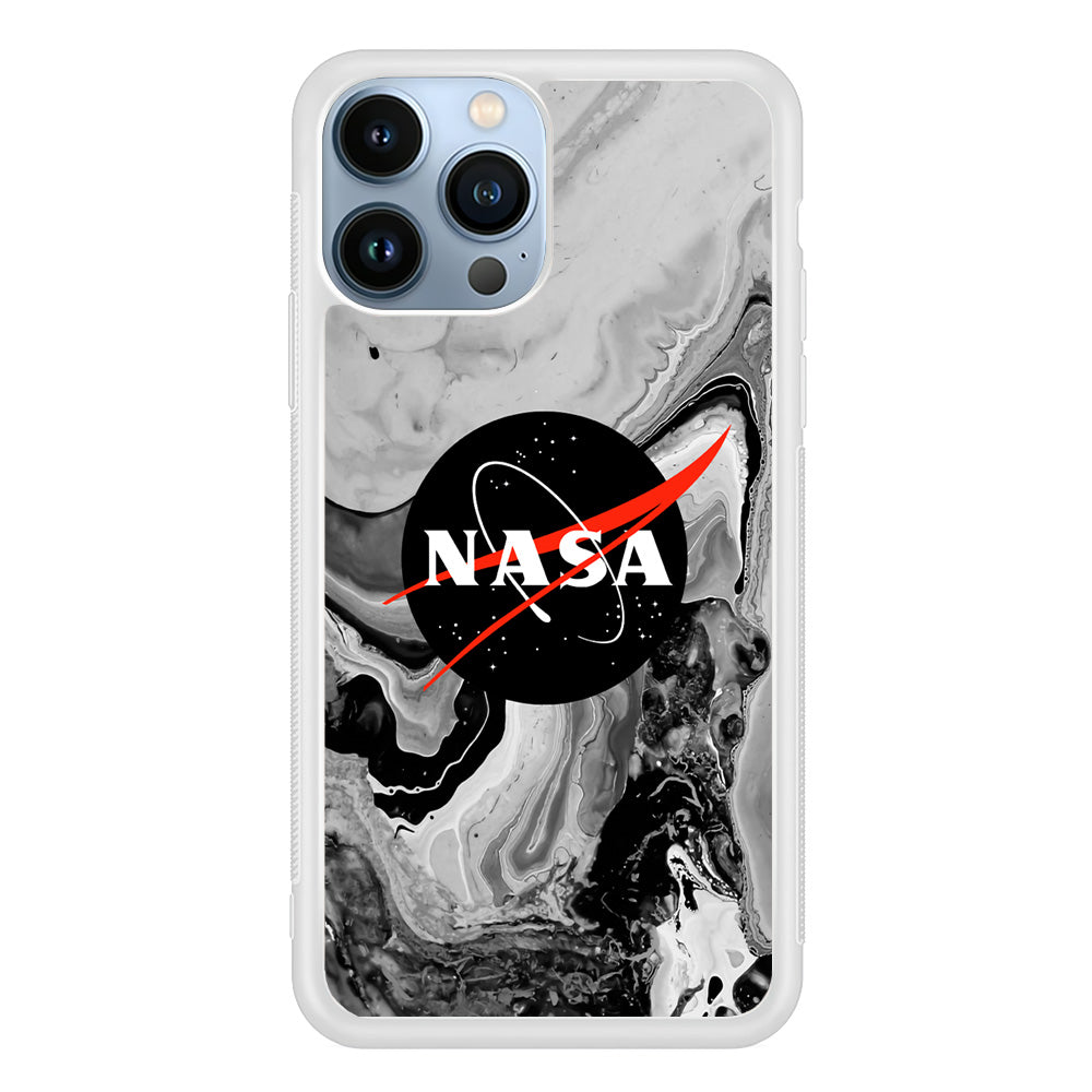 Nasa Grey Marble iPhone 13 Pro Max Case